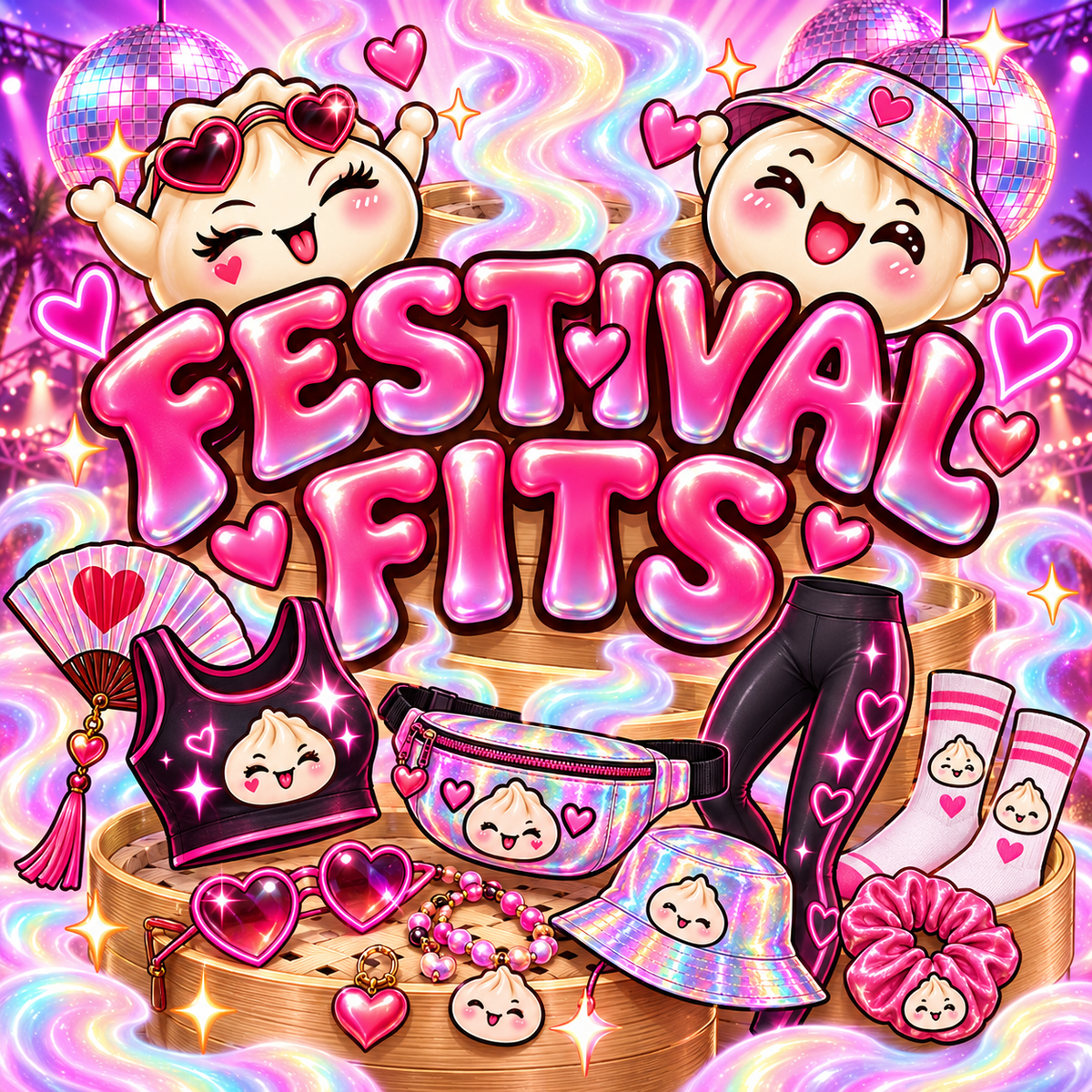 Wanton Dimsum Buns Festival Fits collection