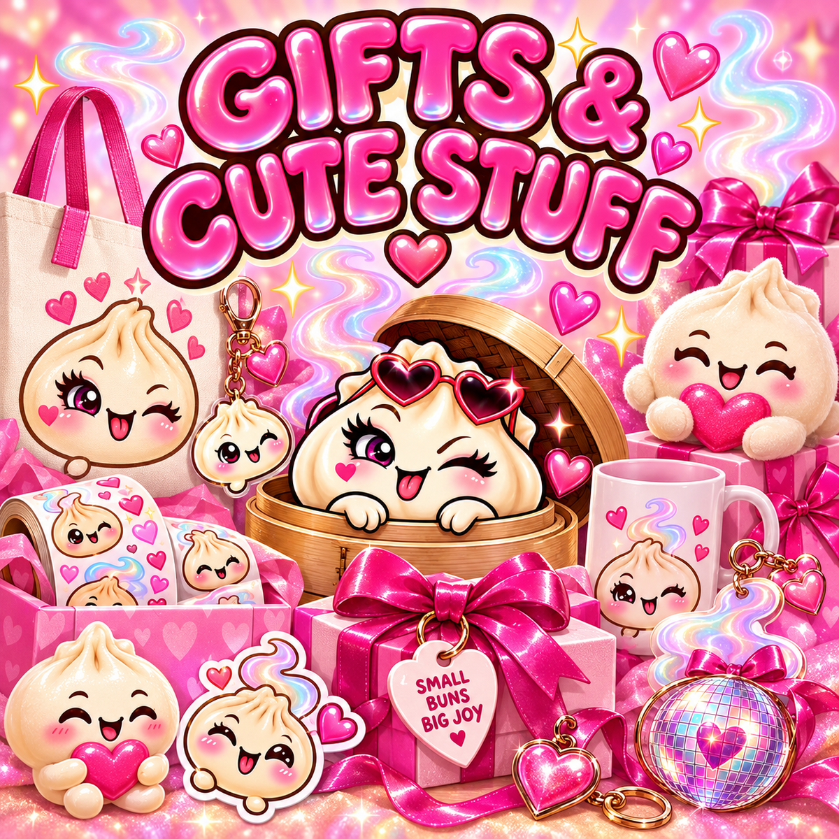 Wanton Dimsum Buns Gifts and Cute Stuff collection