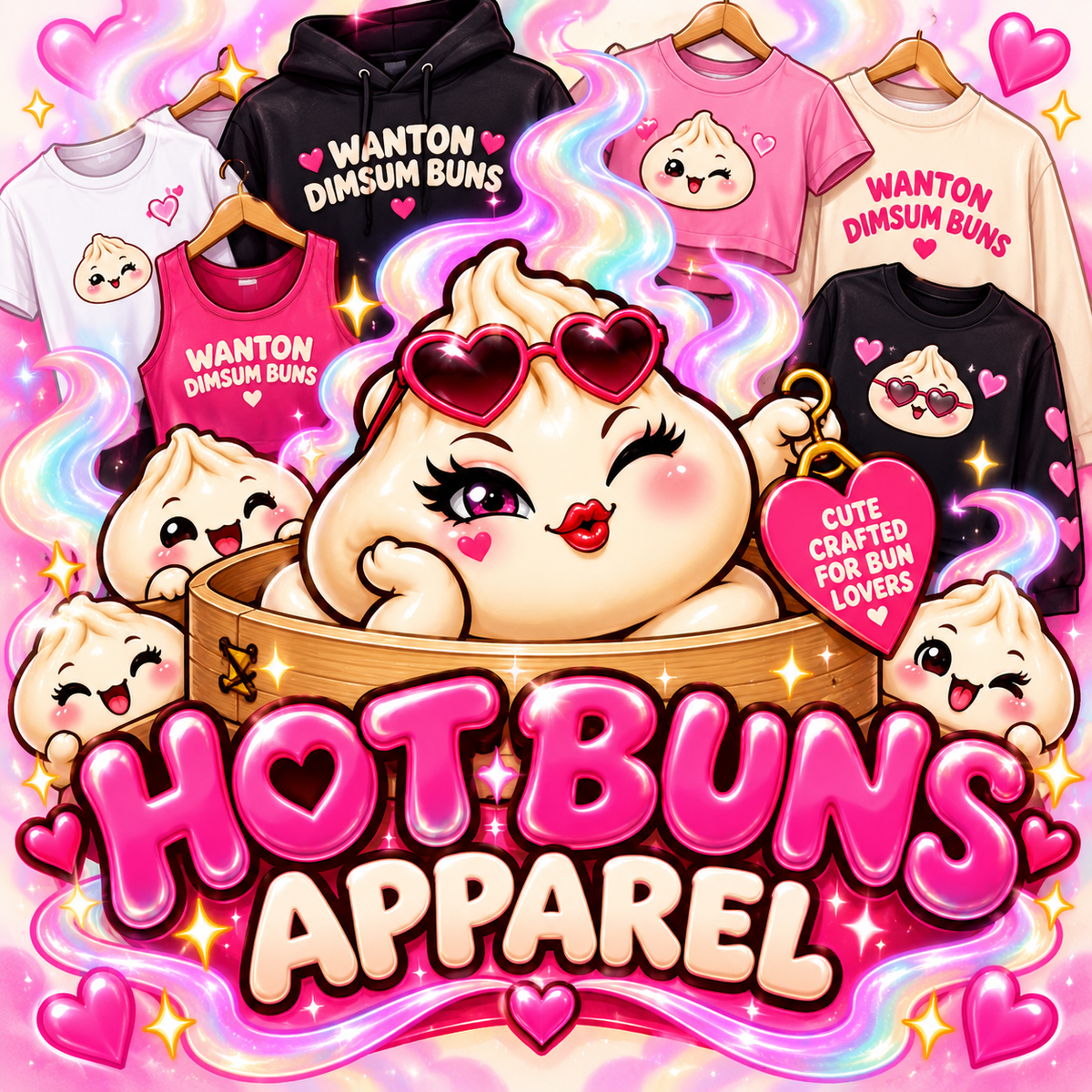 Wanton Dimsum Buns Hot Buns Apparel collection