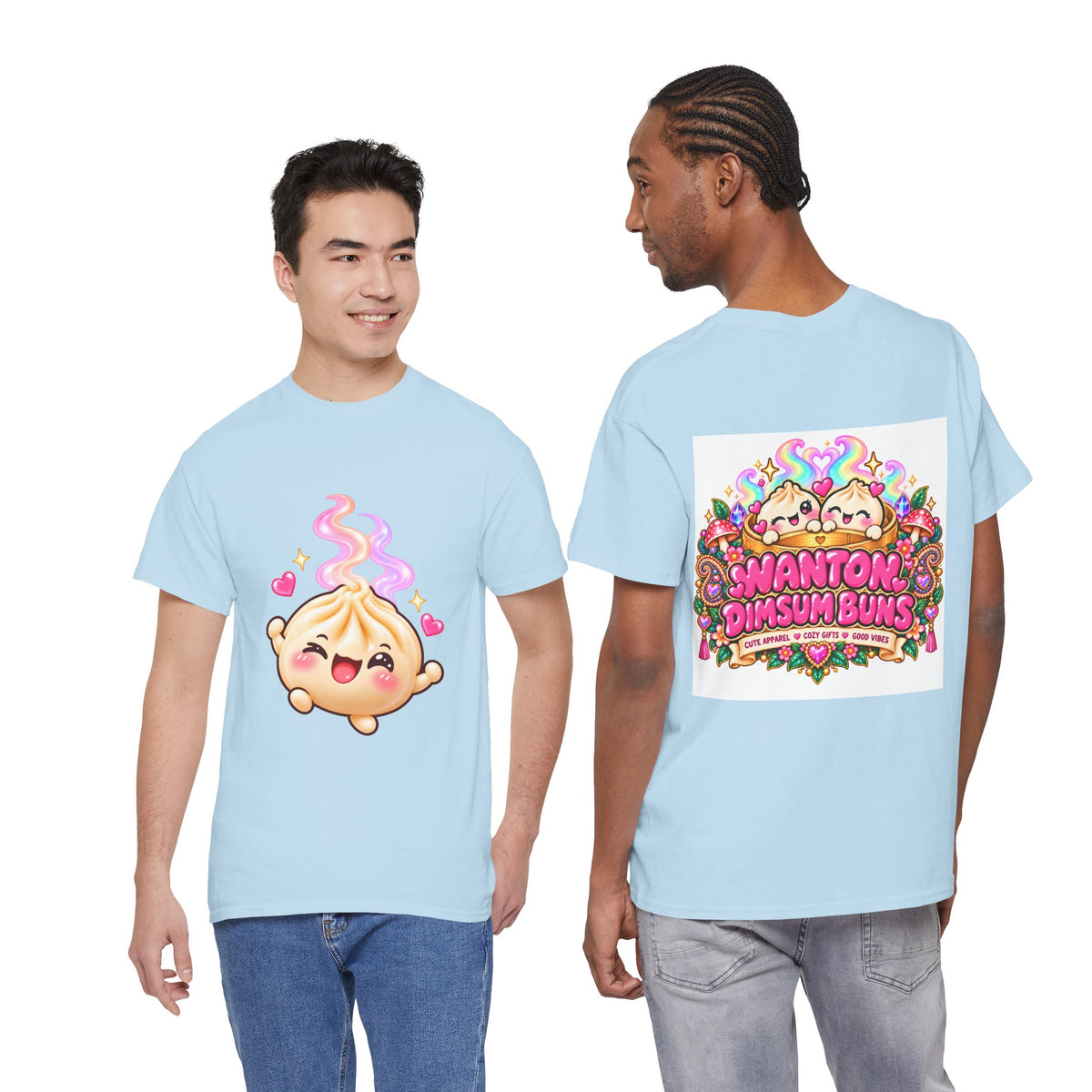 Dimsum Buns Tee — Cute Wanton Dim Sum Graphic T-Shirt
