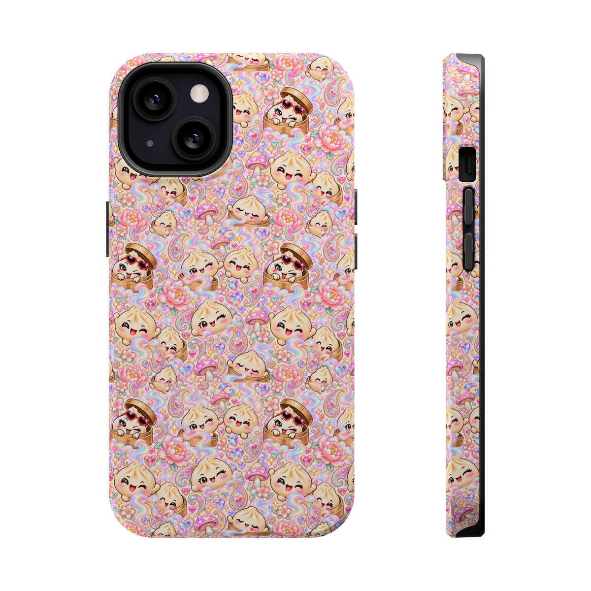 Wanton Dimsum Buns Magnetic Phone Case — Pastel Kawaii Dumplings