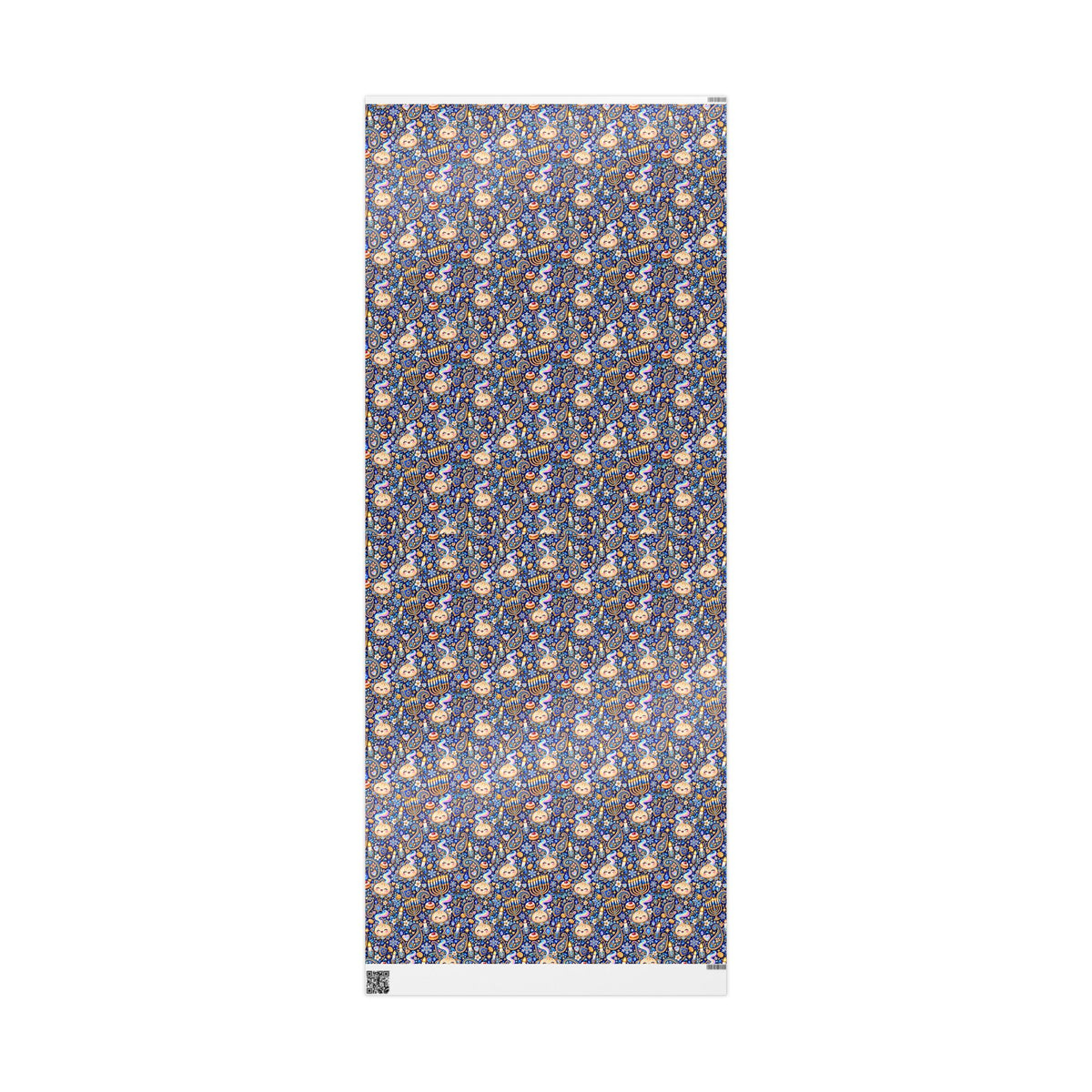 Eight Cozy Nights Hanukkah Wrapping Paper — Kawaii Dumpling Gift Wrap
