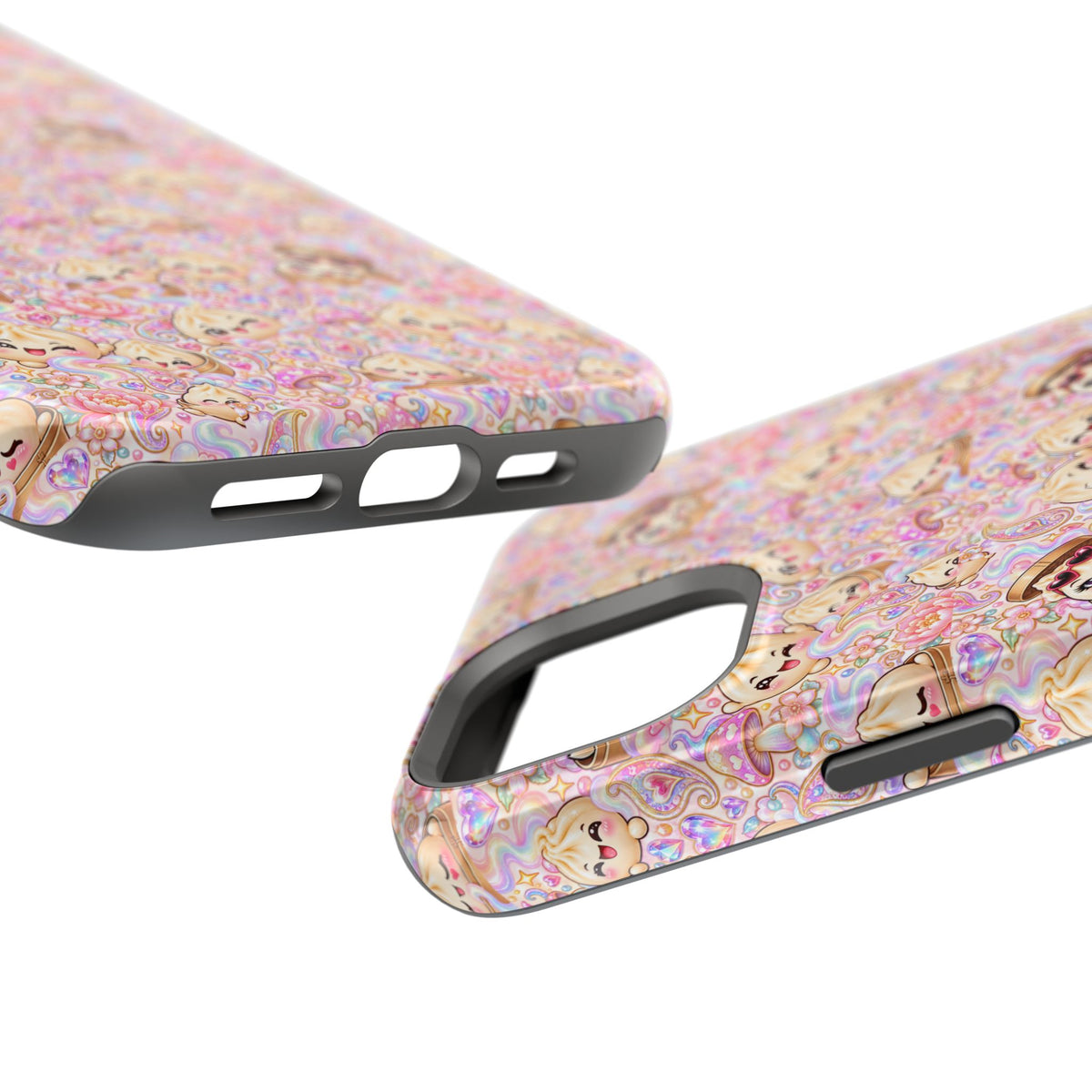 Wanton Dimsum Buns Magnetic Phone Case — Pastel Kawaii Dumplings