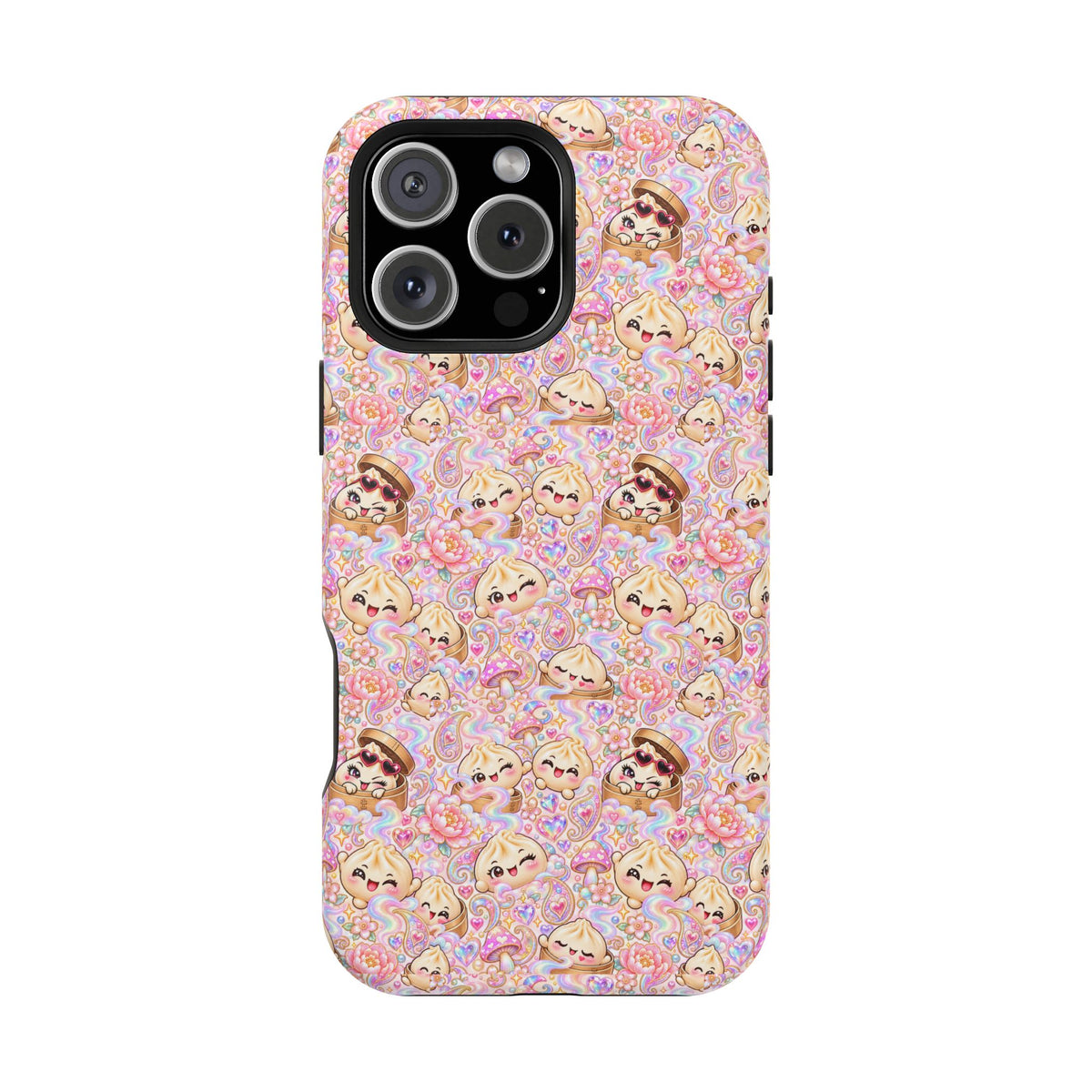 Wanton Dimsum Buns Magnetic Phone Case — Pastel Kawaii Dumplings