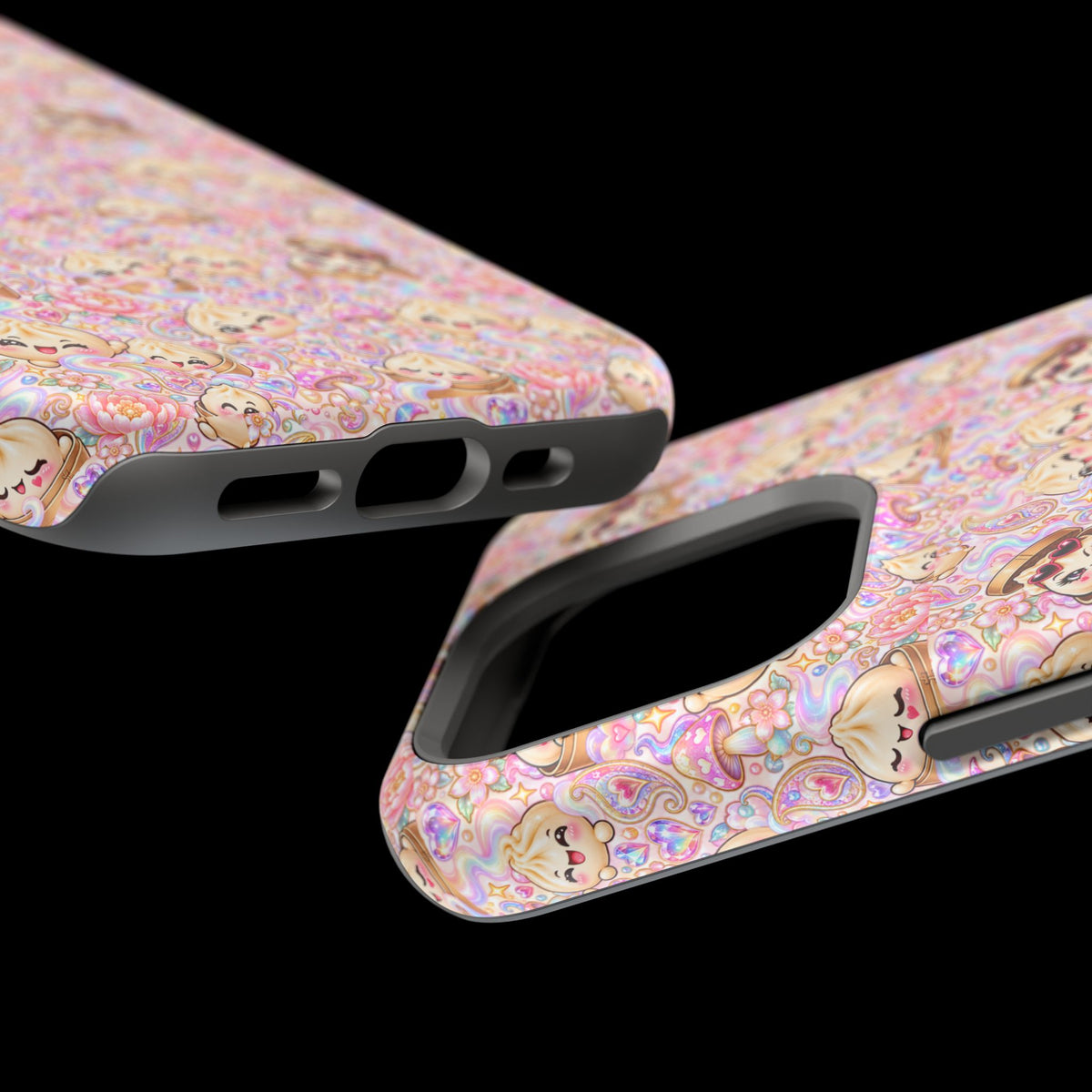 Wanton Dimsum Buns Magnetic Phone Case — Pastel Kawaii Dumplings