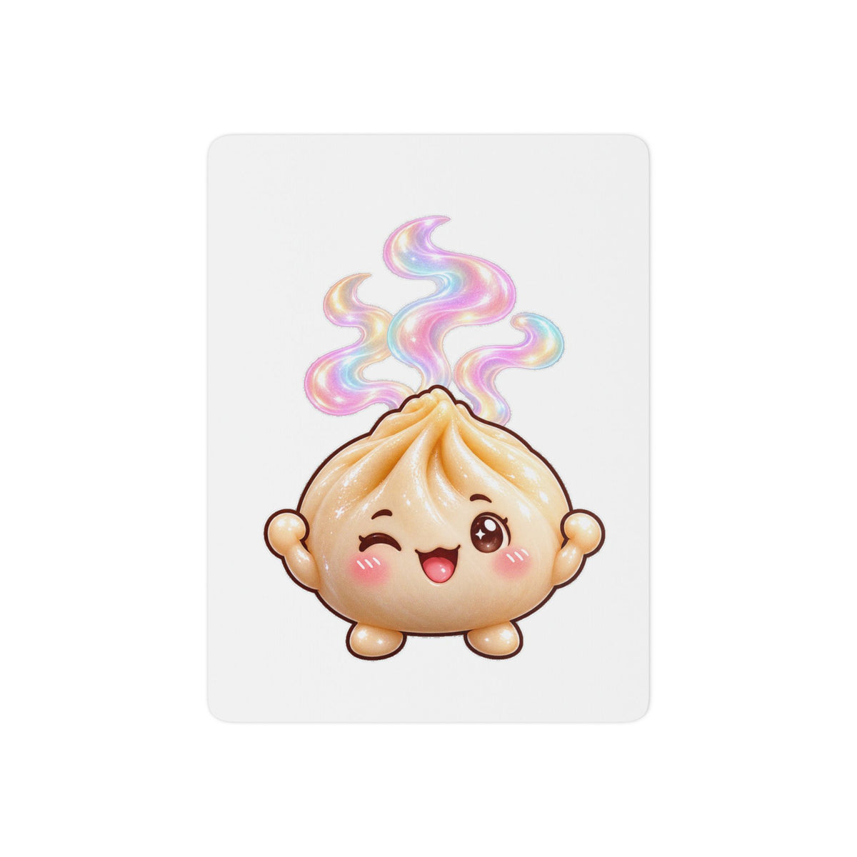 Rainbow Steam Dumpling Temporary Tattoo — Festival Body Art