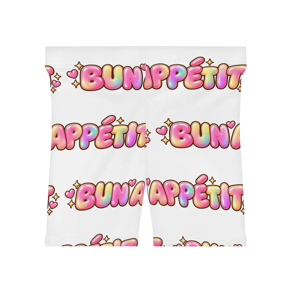 Bun Appétit Biker Shorts — Kawaii Dumpling Festival Shorts