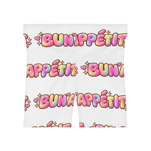 Bun Appétit Biker Shorts — Kawaii Dumpling Festival Shorts