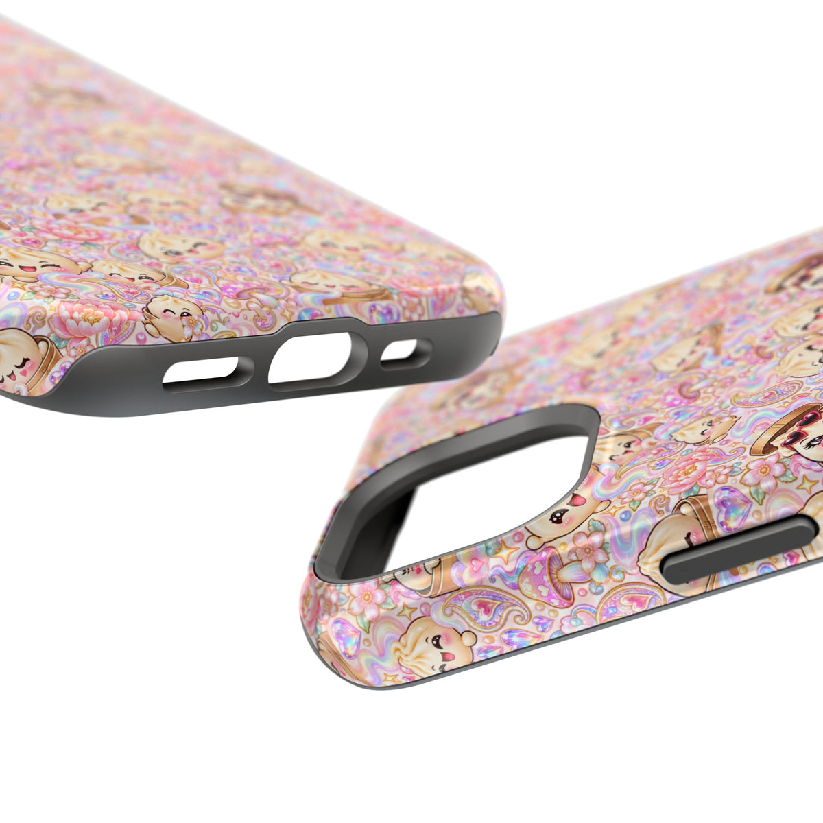 Wanton Dimsum Buns Magnetic Phone Case — Pastel Kawaii Dumplings