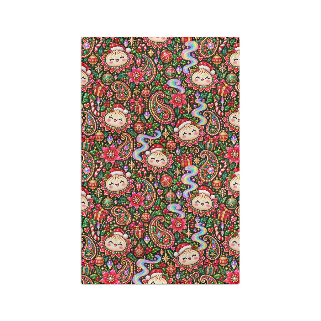 Merry Bunsmas Christmas Tea Towel — Paisley Dumpling Kitchen Decor