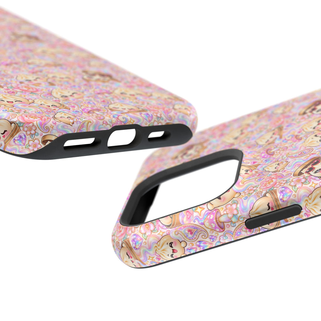 Wanton Dimsum Buns Magnetic Phone Case — Pastel Kawaii Dumplings