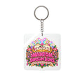 Square Keychain — Cute 'Wanton's Dimsum Buns' Kawaii Food Charm
