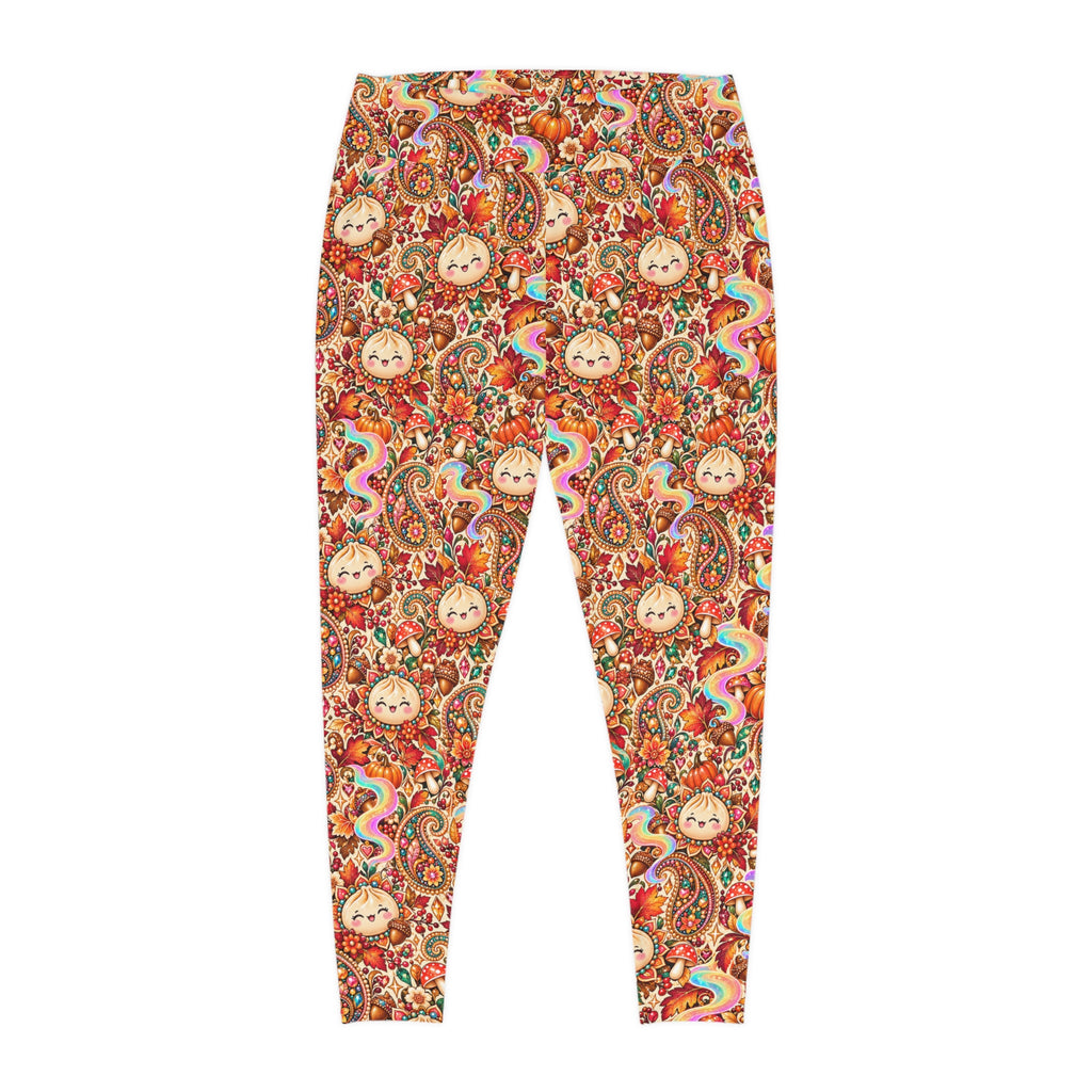 Stuffed Buns Plus Size Fall Leggings — Pumpkin Dumpling Print