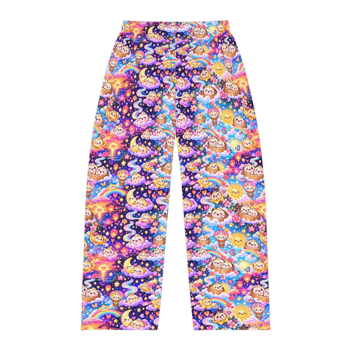 Sweet Dreams Dumpling Pajama Pants — Cosmic Kawaii Lounge Pants