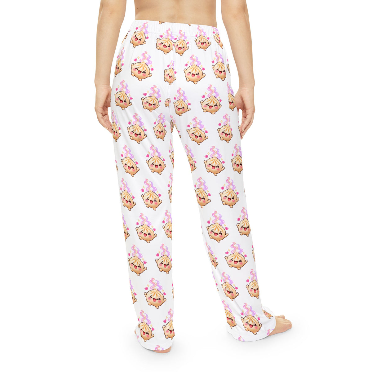 Wanton Dimsum Buns Women's Pajama Pants — Kawaii Dumpling Lounge Pants