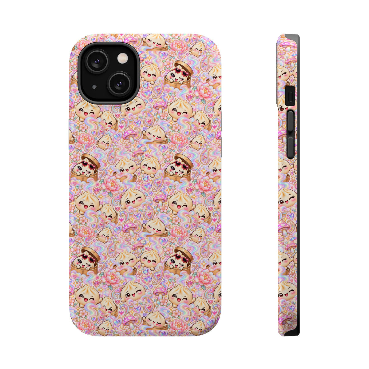 Wanton Dimsum Buns Magnetic Phone Case — Pastel Kawaii Dumplings