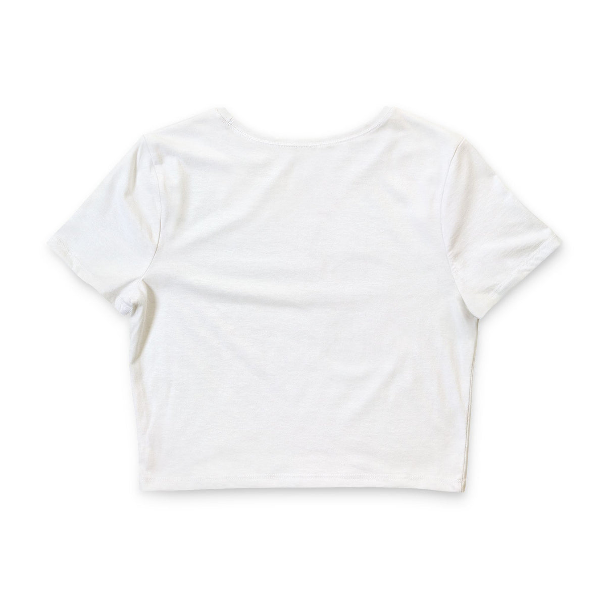 Women’s Crop Tee — "I’m His Dim Sum" Cute Dumpling Couple Graphic