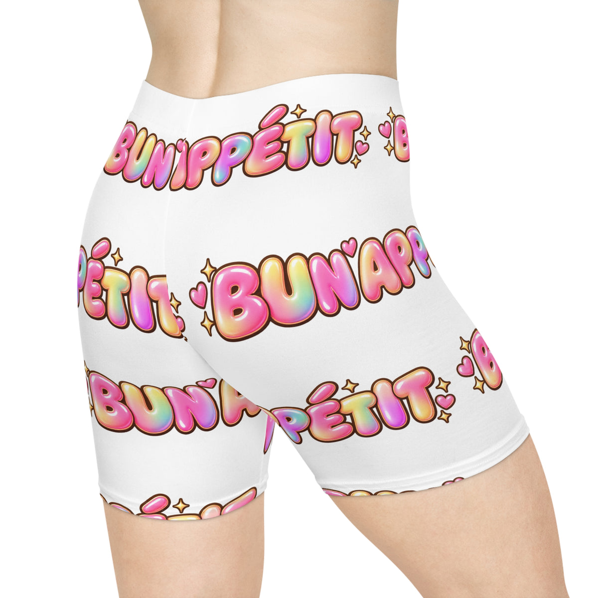 Bun Appétit Biker Shorts — Kawaii Dumpling Festival Shorts