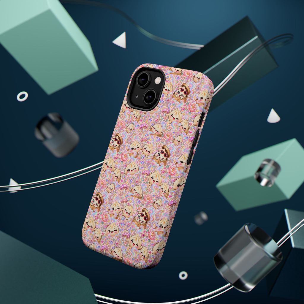 Wanton Dimsum Buns Magnetic Phone Case — Pastel Kawaii Dumplings