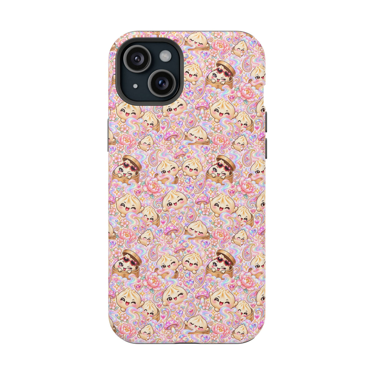 Wanton Dimsum Buns Magnetic Phone Case — Pastel Kawaii Dumplings