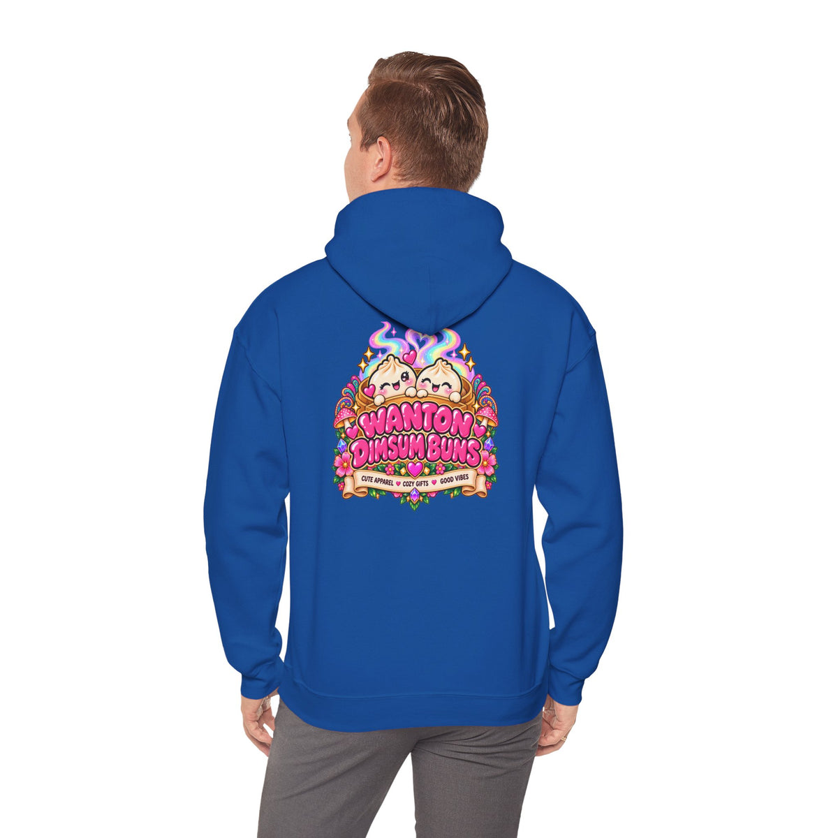 Dim Sum Buns Hoodie — Cute Wanton & Dimsum Graphic Pullover