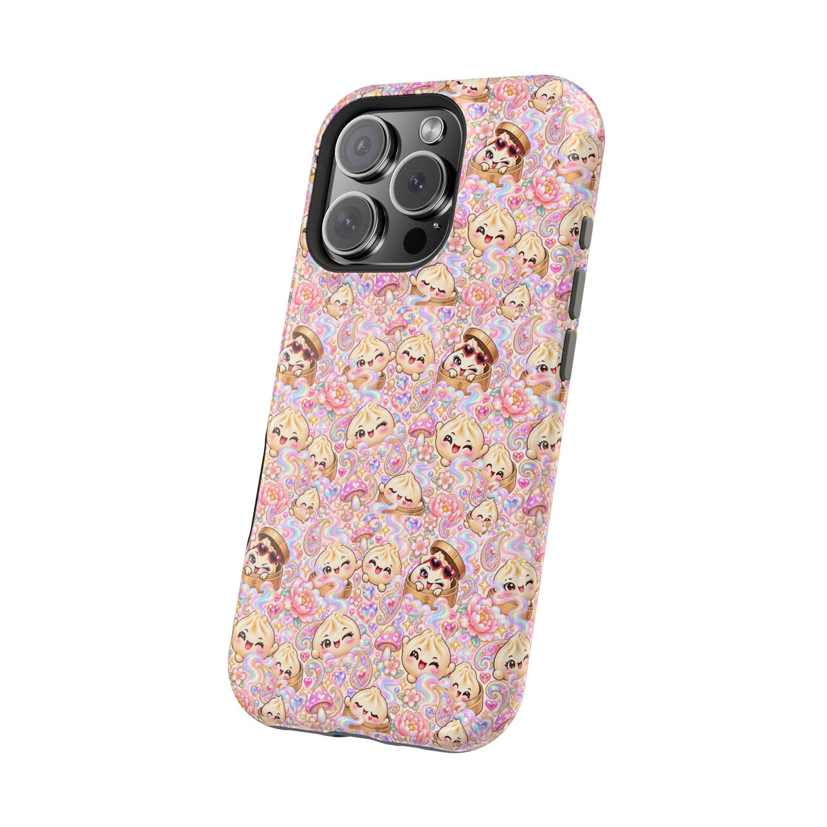 Wanton Dimsum Buns Magnetic Phone Case — Pastel Kawaii Dumplings