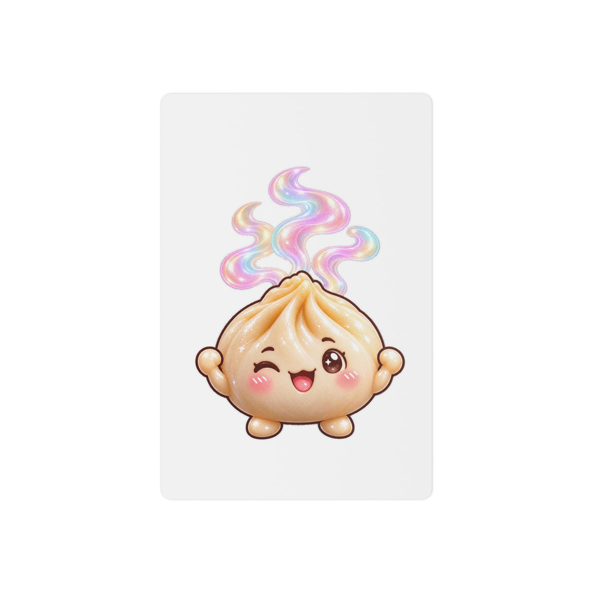 Rainbow Steam Dumpling Temporary Tattoo — Festival Body Art