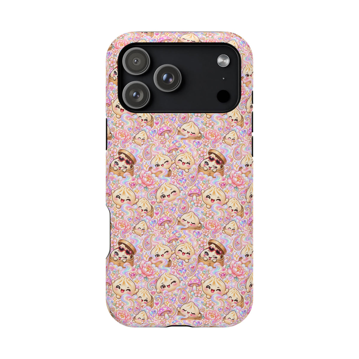 Wanton Dimsum Buns Magnetic Phone Case — Pastel Kawaii Dumplings