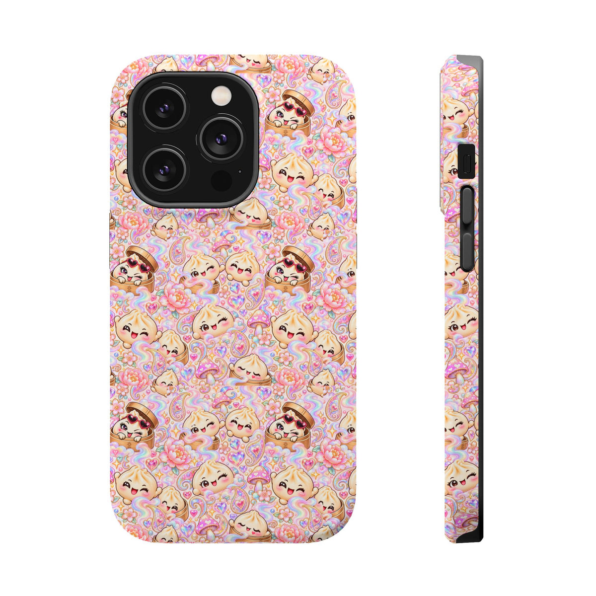 Wanton Dimsum Buns Magnetic Phone Case — Pastel Kawaii Dumplings