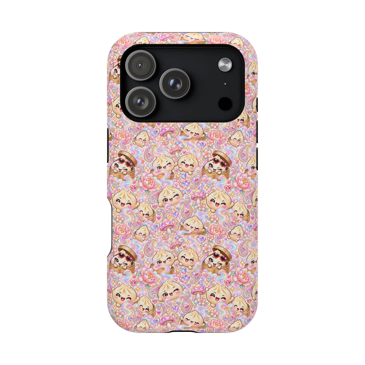 Wanton Dimsum Buns Magnetic Phone Case — Pastel Kawaii Dumplings
