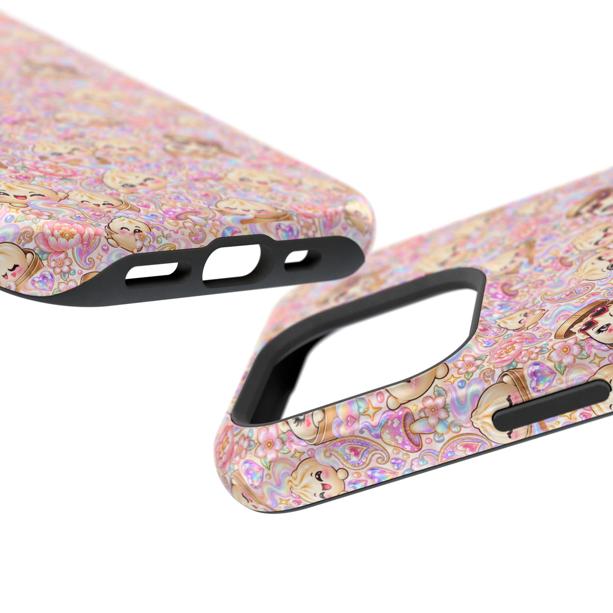 Wanton Dimsum Buns Magnetic Phone Case — Pastel Kawaii Dumplings