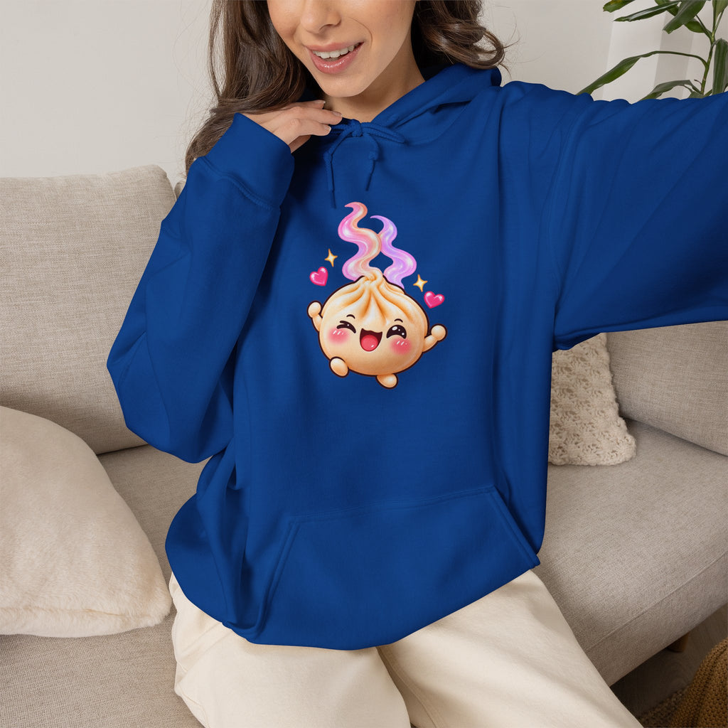 Dim Sum Buns Hoodie — Cute Wanton & Dimsum Graphic Pullover
