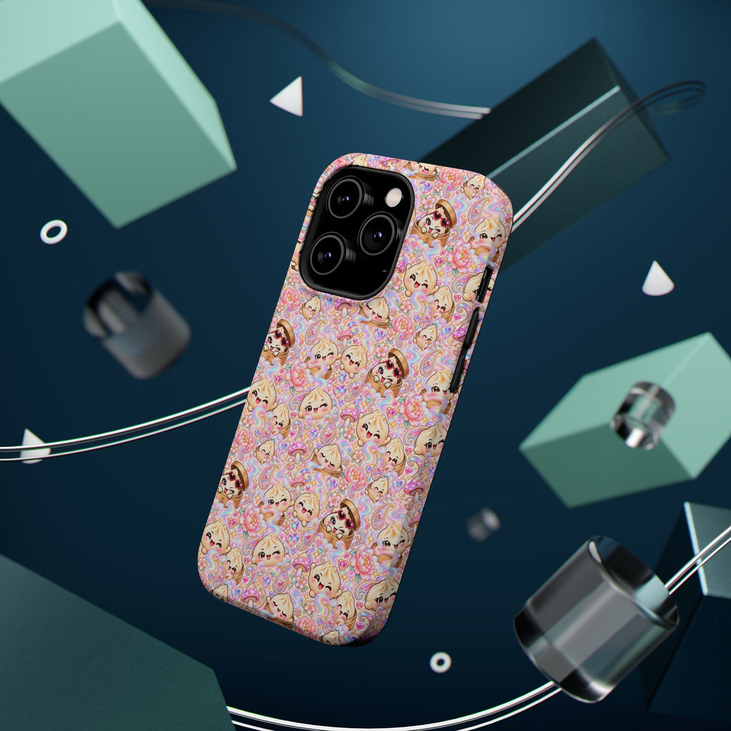 Wanton Dimsum Buns Magnetic Phone Case — Pastel Kawaii Dumplings