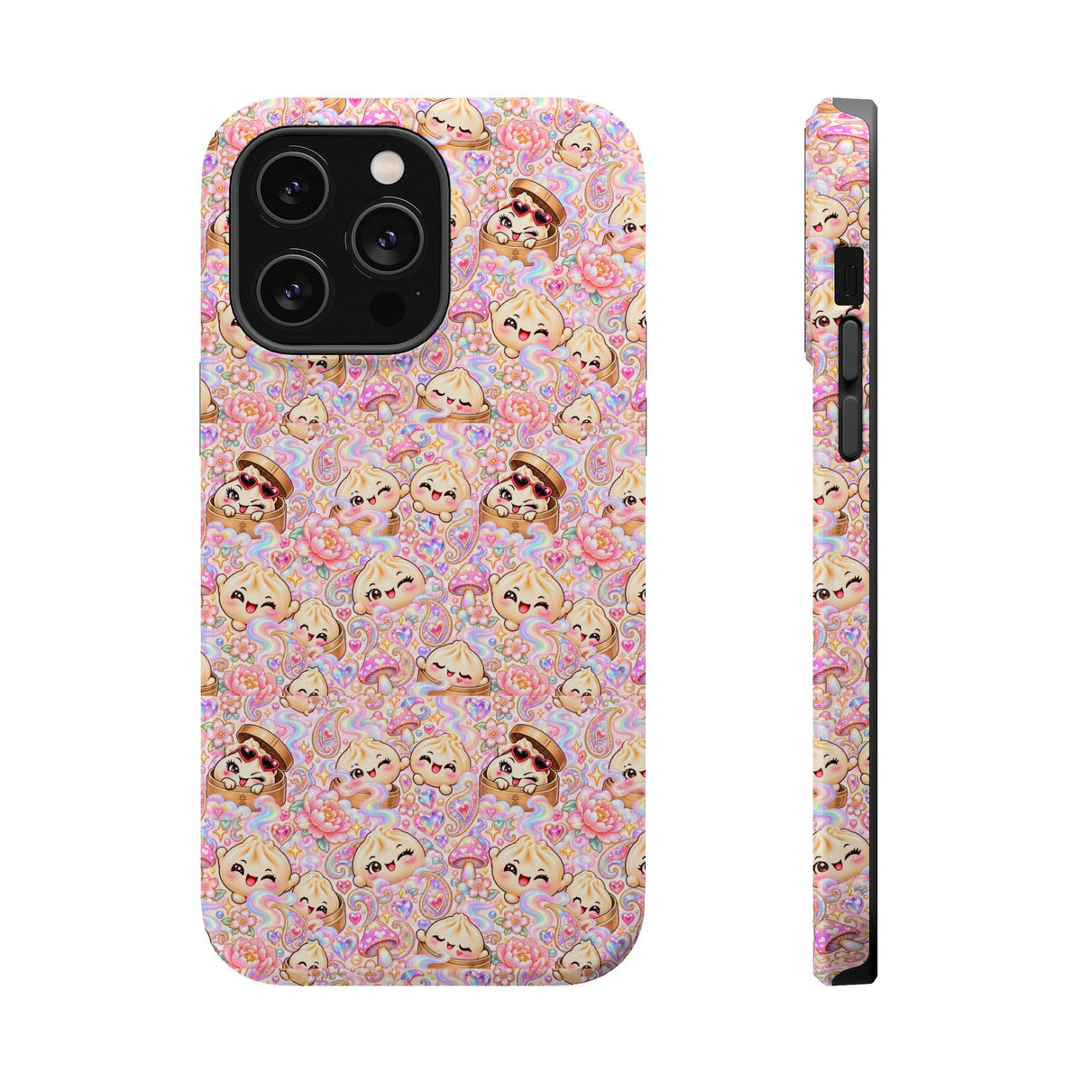 Wanton Dimsum Buns Magnetic Phone Case — Pastel Kawaii Dumplings