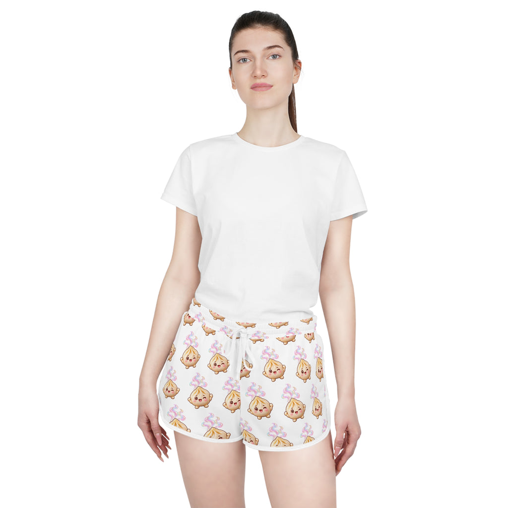 Cozy Buns Relaxed Shorts — Kawaii Dumpling Lounge Shorts