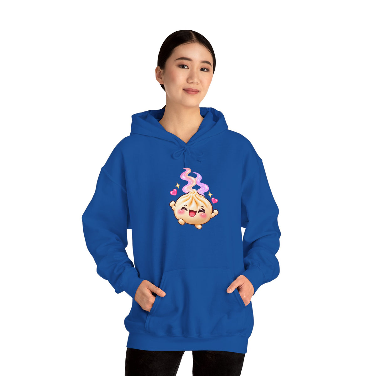 Dim Sum Buns Hoodie — Cute Wanton & Dimsum Graphic Pullover