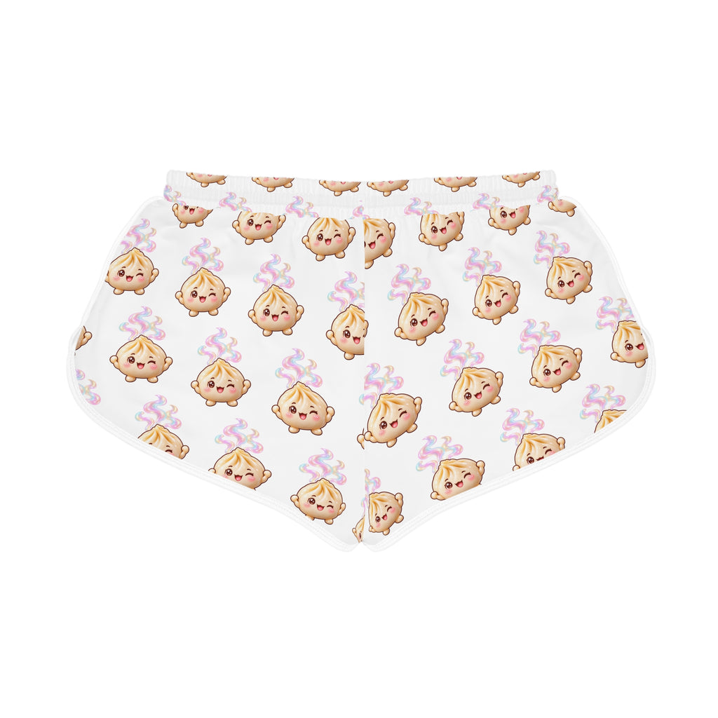 Cozy Buns Relaxed Shorts — Kawaii Dumpling Lounge Shorts