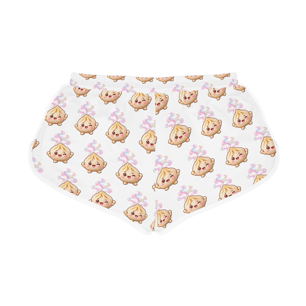 Cozy Buns Relaxed Shorts — Kawaii Dumpling Lounge Shorts