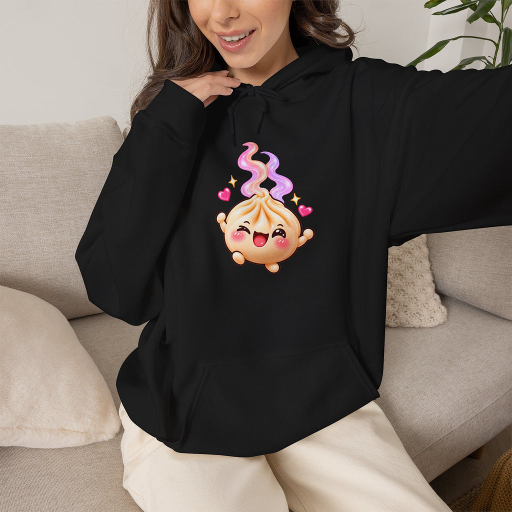 Dim Sum Buns Hoodie — Cute Wanton & Dimsum Graphic Pullover