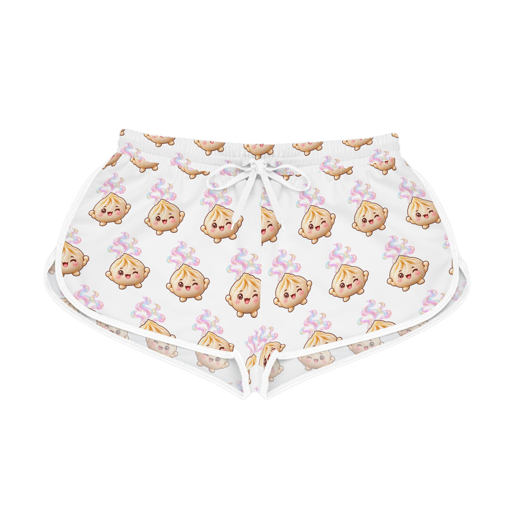 Cozy Buns Relaxed Shorts — Kawaii Dumpling Lounge Shorts