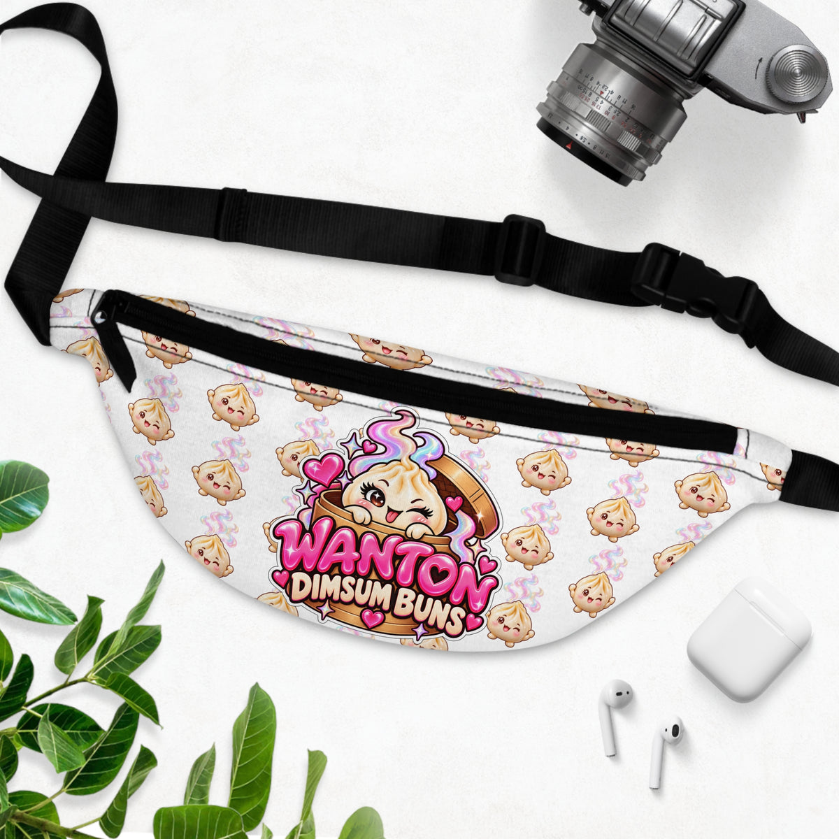 Wanton Dimsum Buns Festival Fanny Pack — Kawaii Waist Bag