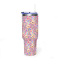 Wanton Dimsum Buns 40oz Rainbow Dumpling Tumbler — Insulated Travel Cup