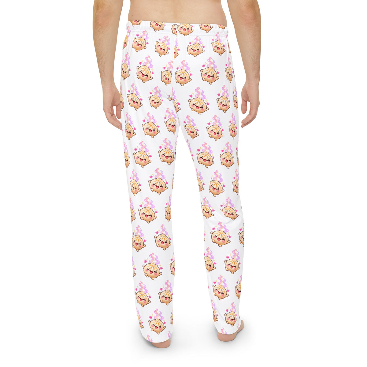 Wanton Dimsum Buns Men's Pajama Pants — Kawaii Dumpling Lounge Pants