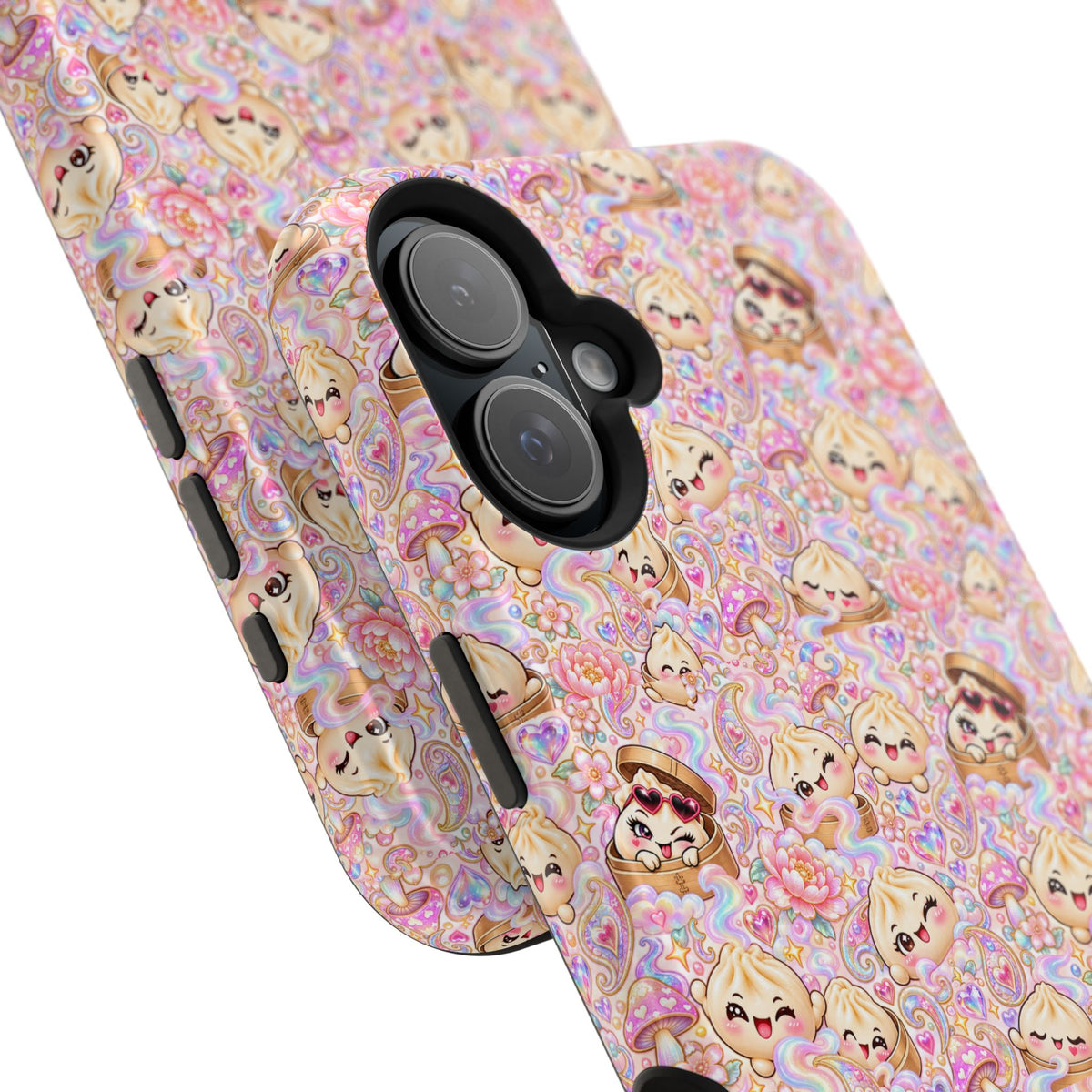 Wanton Dimsum Buns Magnetic Phone Case — Pastel Kawaii Dumplings