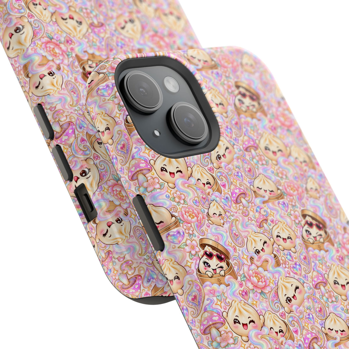 Wanton Dimsum Buns Magnetic Phone Case — Pastel Kawaii Dumplings