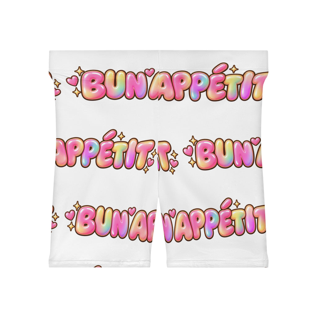Bun Appétit Biker Shorts — Kawaii Dumpling Festival Shorts