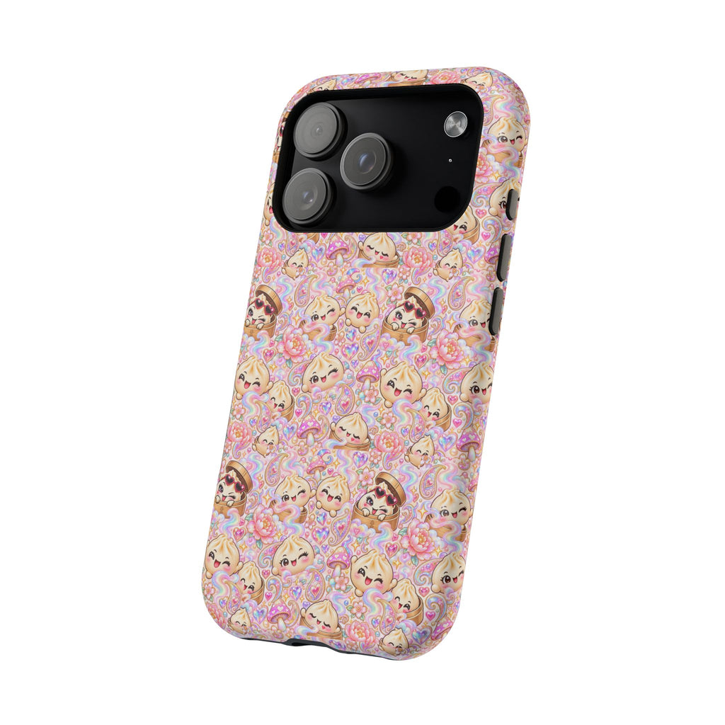 Wanton Dimsum Buns Magnetic Phone Case — Pastel Kawaii Dumplings