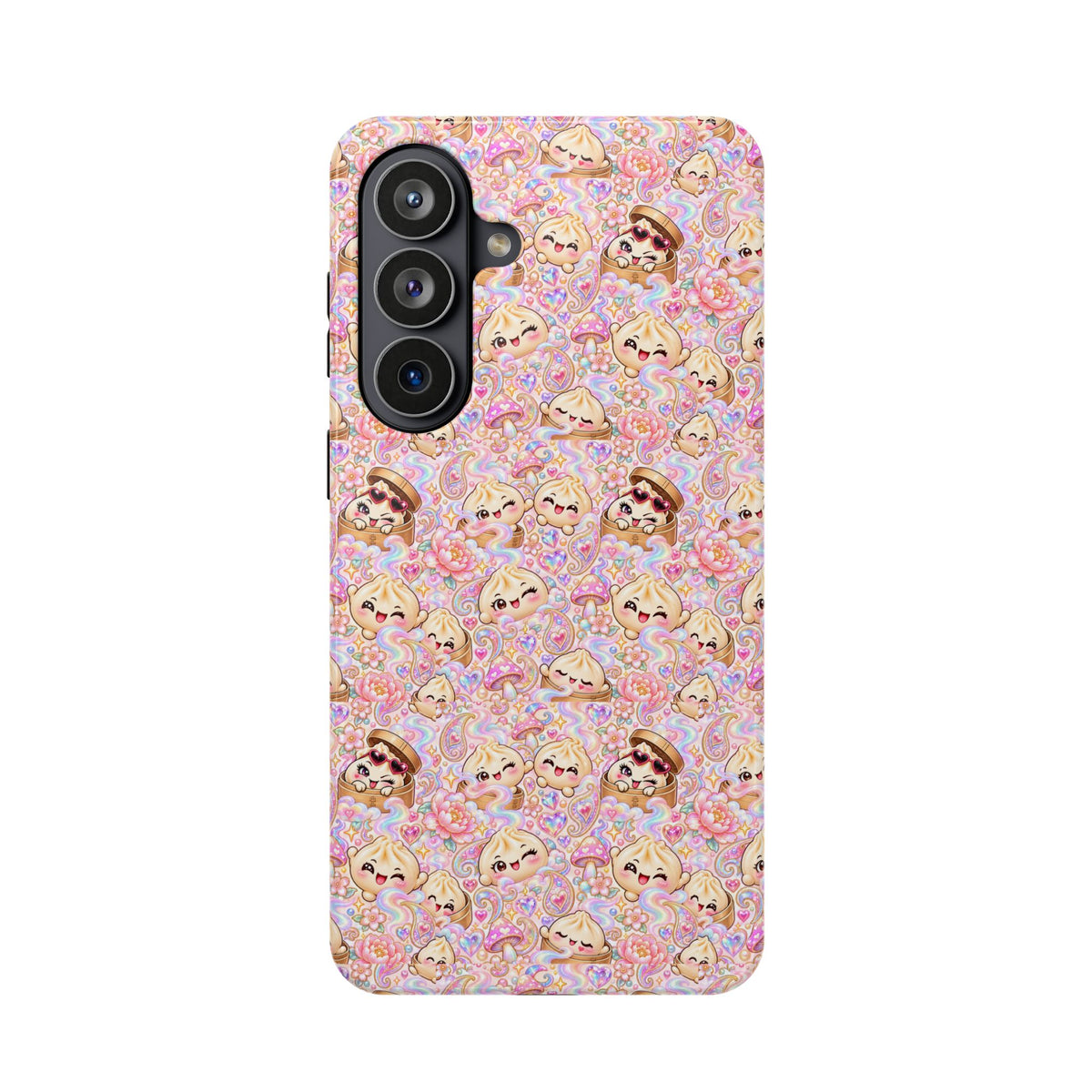 Wanton Dimsum Buns Magnetic Phone Case — Pastel Kawaii Dumplings