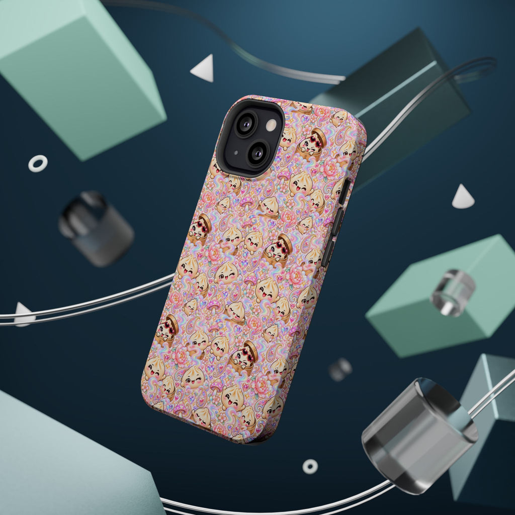 Wanton Dimsum Buns Magnetic Phone Case — Pastel Kawaii Dumplings