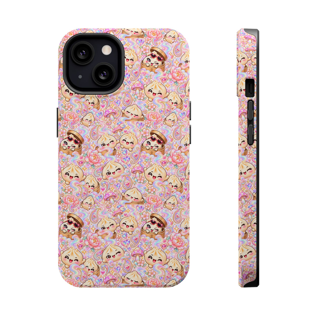 Wanton Dimsum Buns Magnetic Phone Case — Pastel Kawaii Dumplings